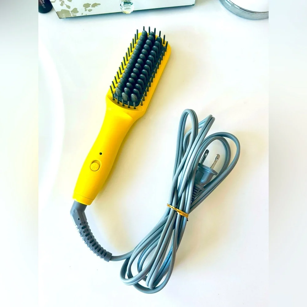 DRYBAR Baby Brush Yellow Straightening Iron